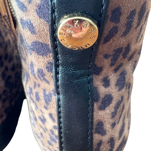Michael Kors Toddler Boots Size 8 Leopard Zip EUC - Picture 9 of 12
